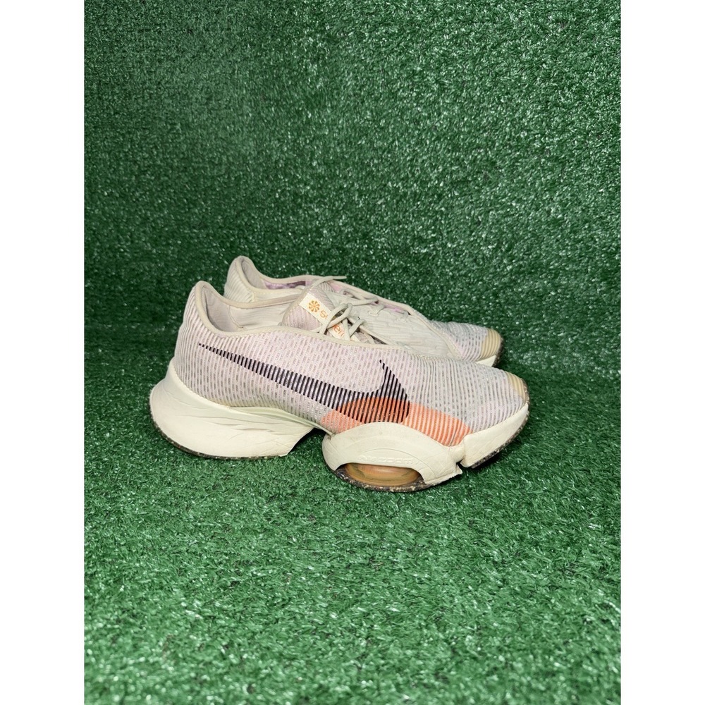 Nike Air Zoom Super Rep 2 Flyknit Womens Size 9.5 White Running Shoes Sneakers